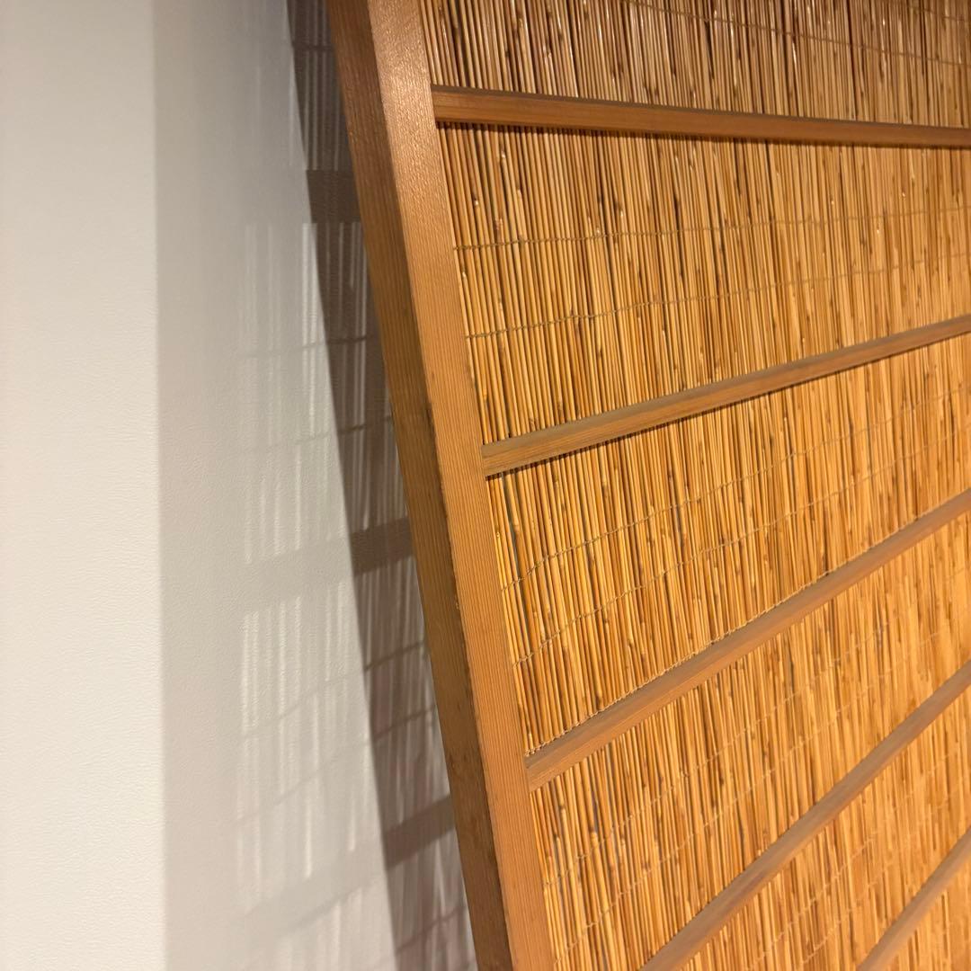 古い建具 1枚 簾戸 すど 葦戸よしど 夏障子 御簾戸 2/2