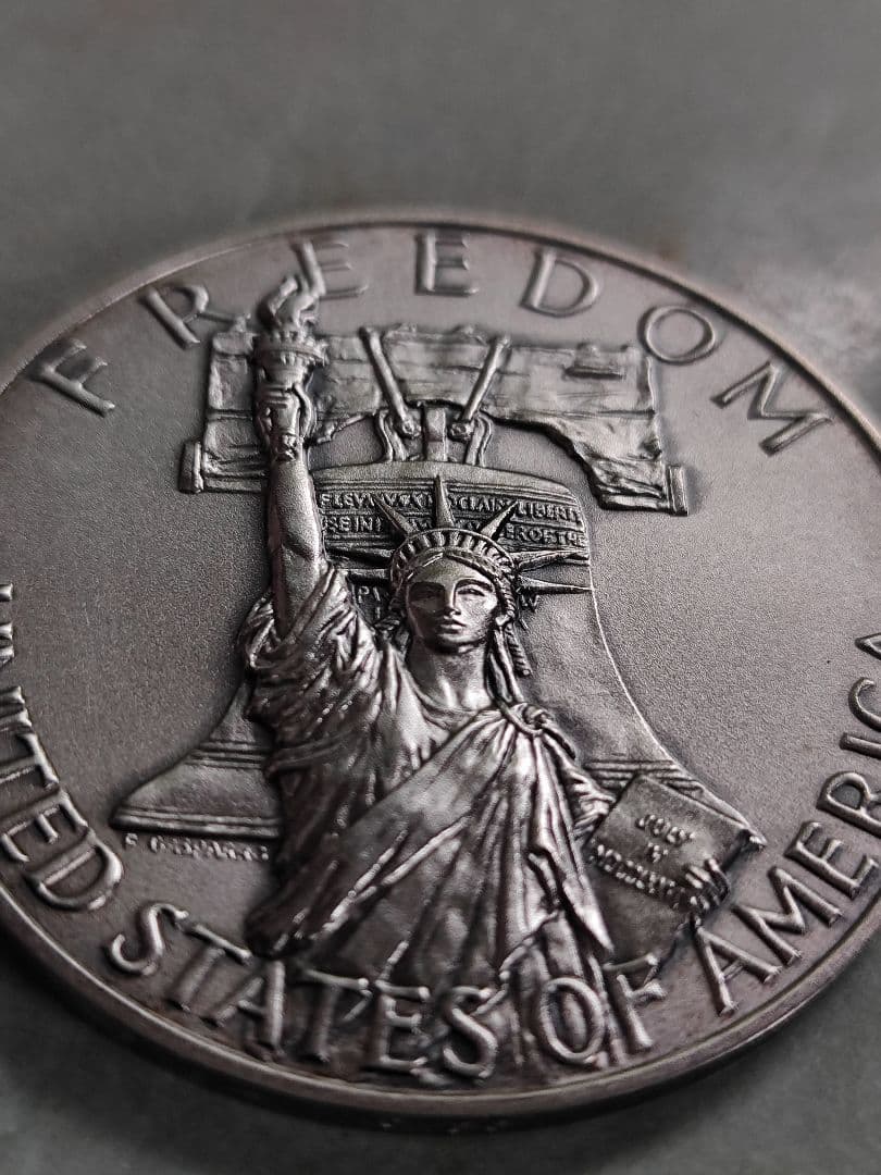 アメリカ合衆国建国200年記念 メダル【松本徽章】純銀