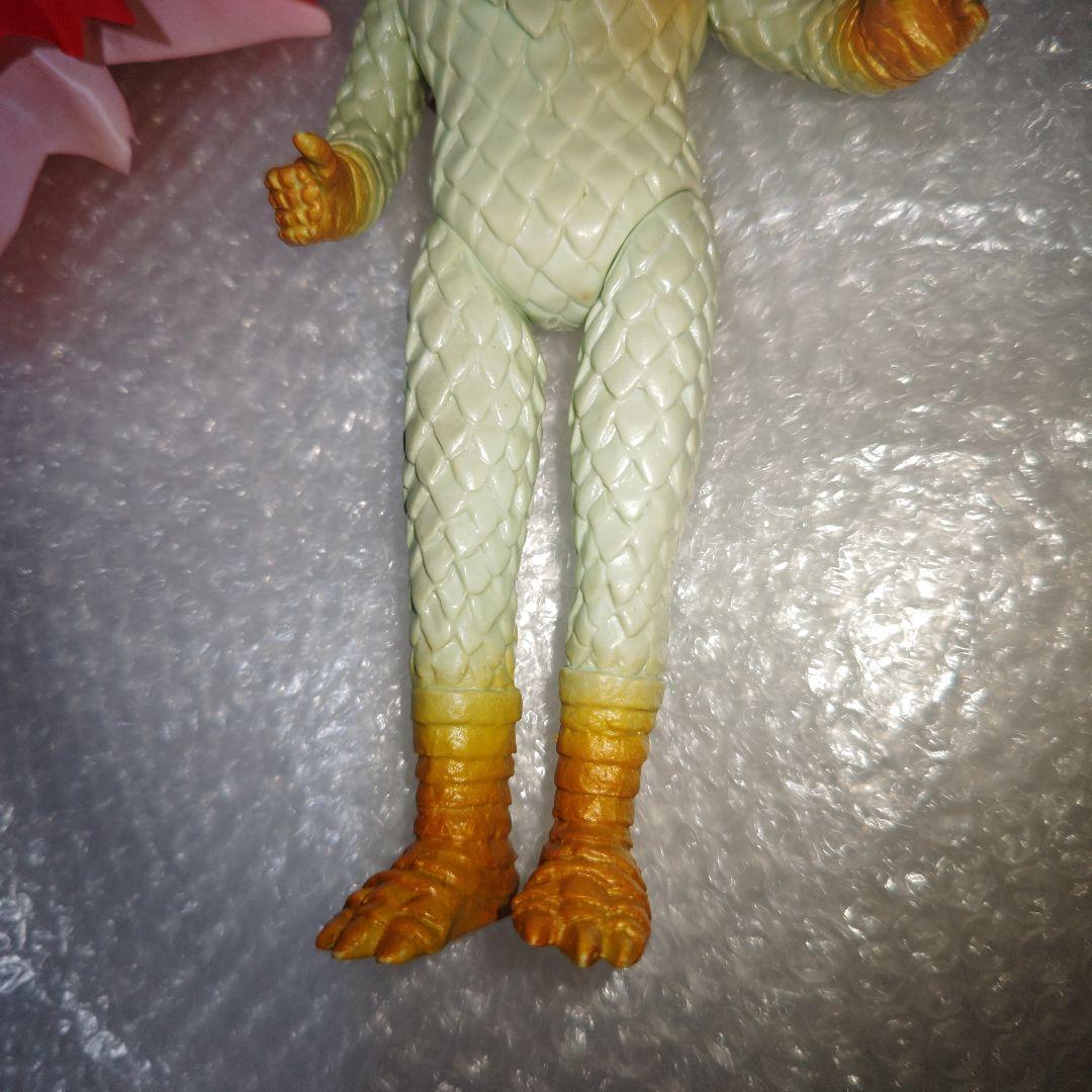 旧バンダイ　変身忍者嵐　面取れ　ソフビ　32cm　現状品