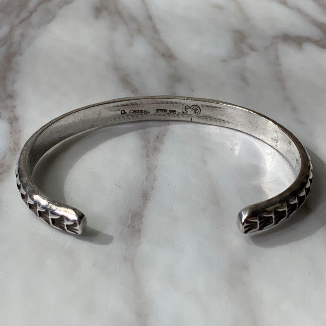 Darrell Cadman バングル Sterling刻印 スタンプ ナバホ族