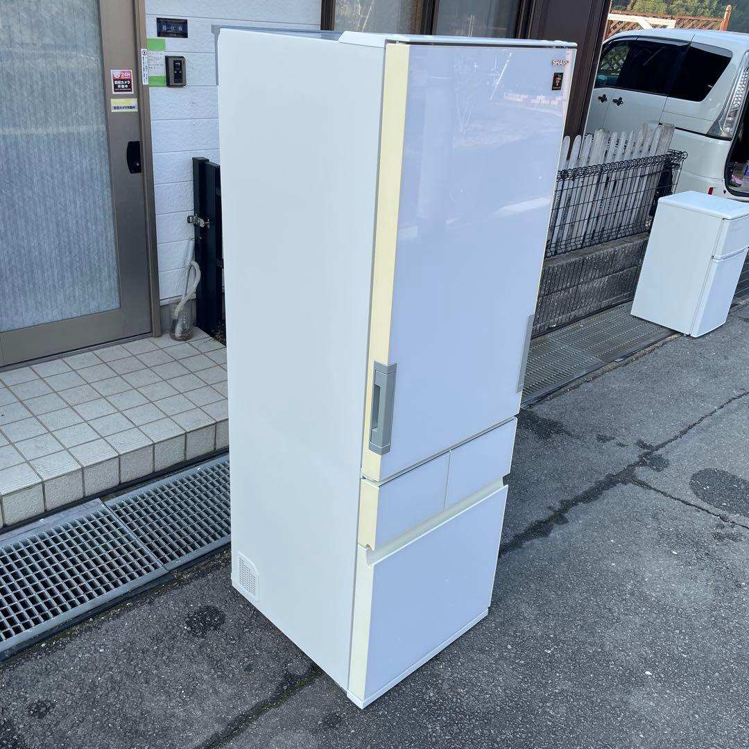 シャープ2019年製プラズマクラスター搭載415L冷蔵庫 送料/設置無料