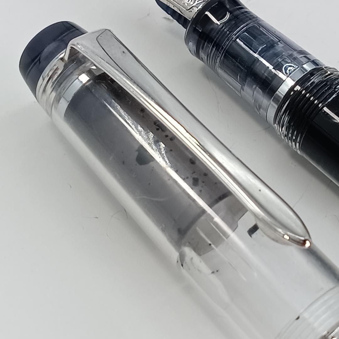 PILOT パイロット カスタム ヘリテイジ 92 万年筆 クリア スケルトン