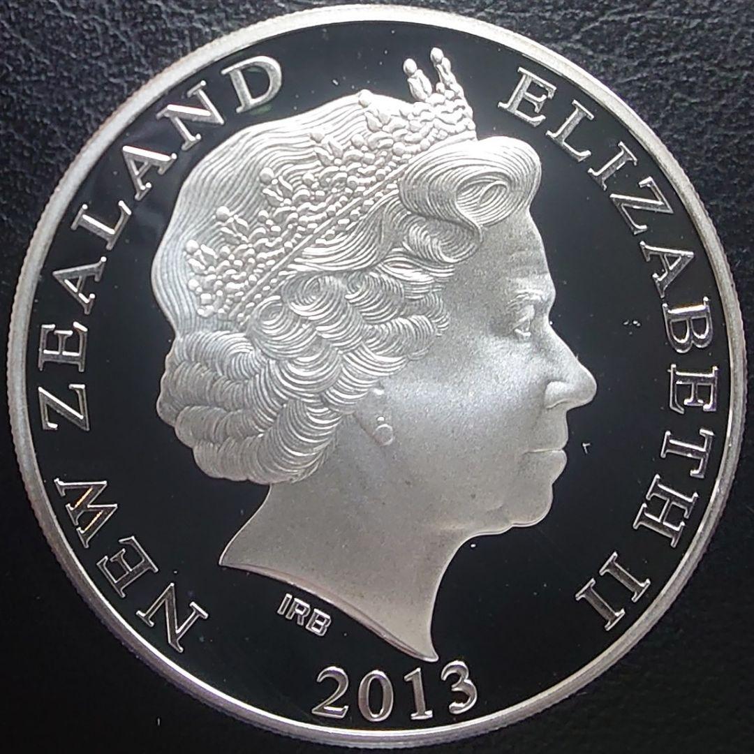 2013年 ニュージーランド銀貨 1ドル キーウィ銀貨 SV999 純銀1オンス