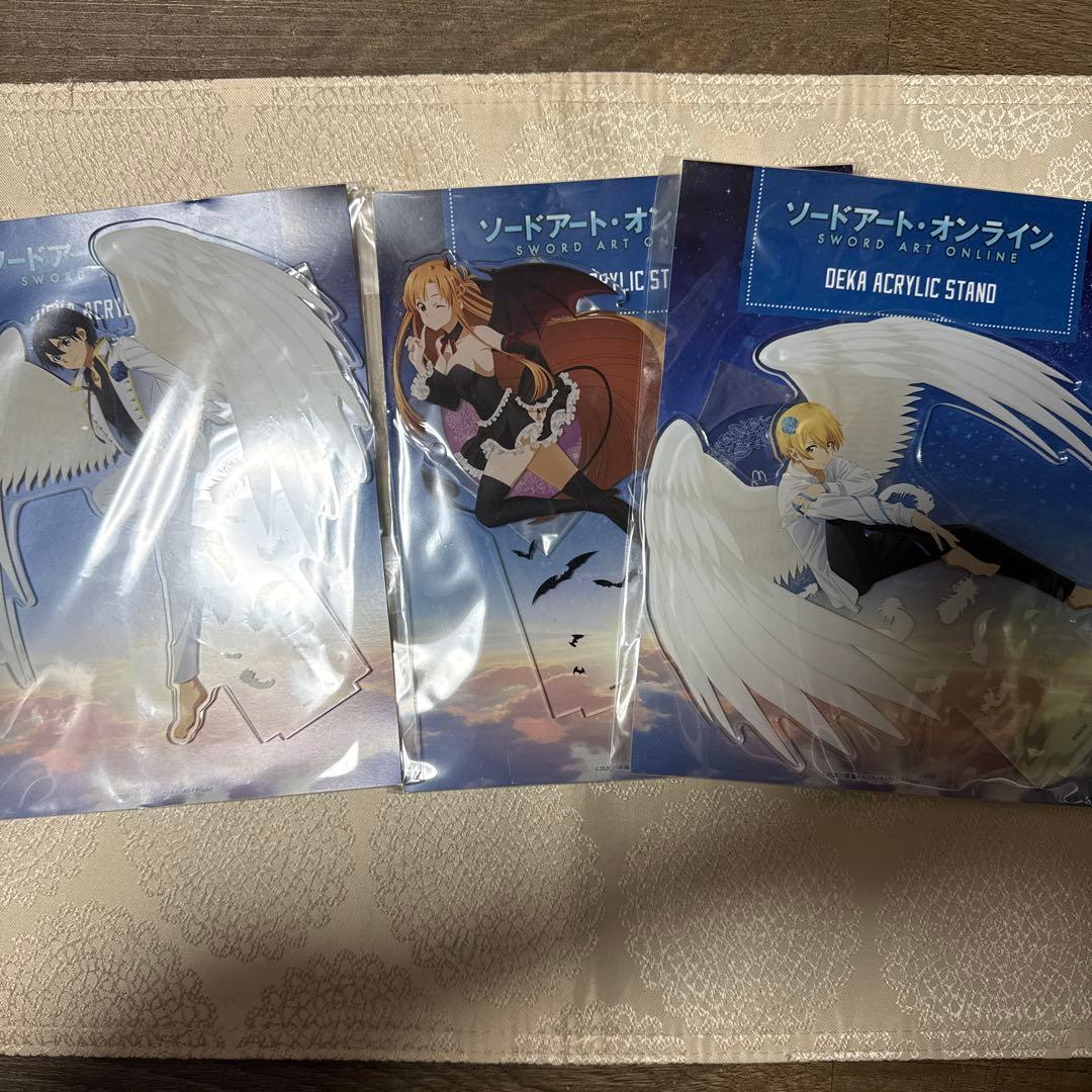 ソードアート・オンライン アクリルスタンド キリト アスナ ユージオ 天使悪魔