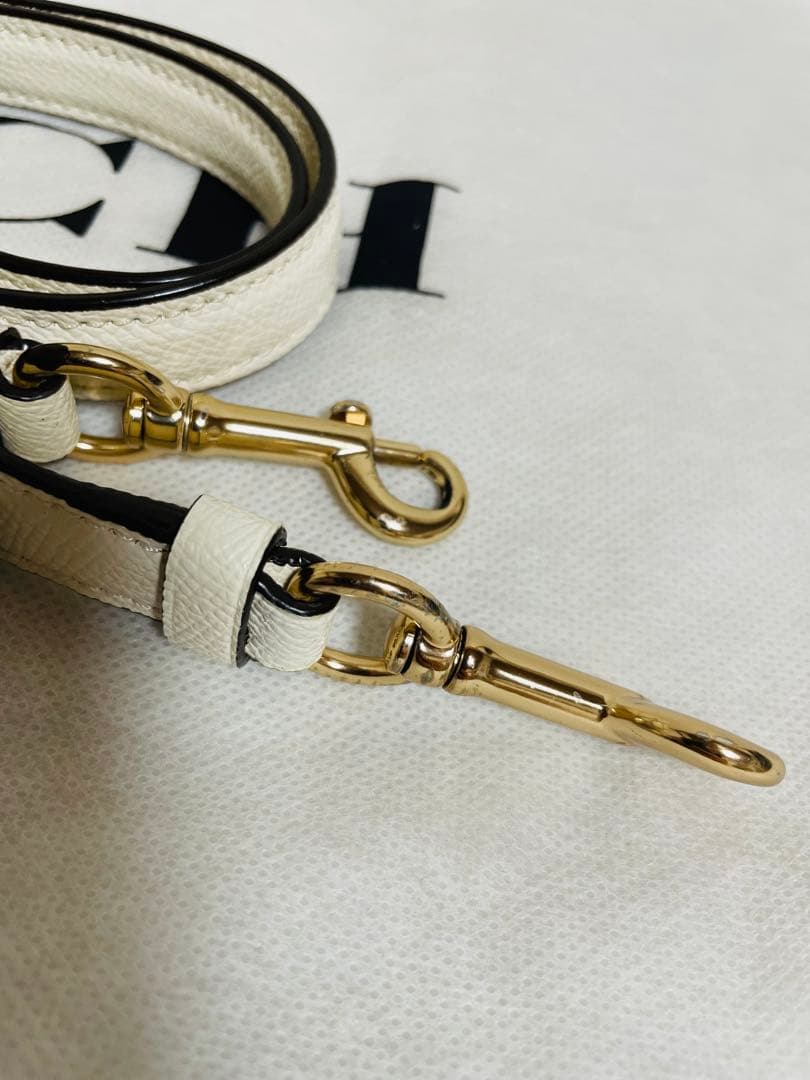 R*T様 ❤️COACH ❤️ コーチホワイトレザー ショルダーバッグ