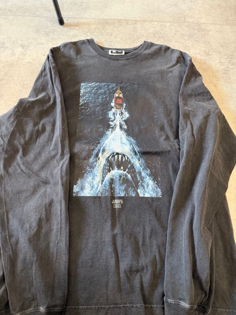 トップス Kith for JAWS Boat Poster Vintage Tee
