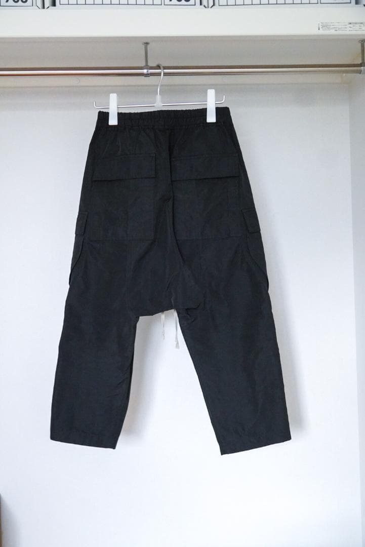 Rick Owens 22SS TFR クロップドカーゴ サイズ46 ブラック