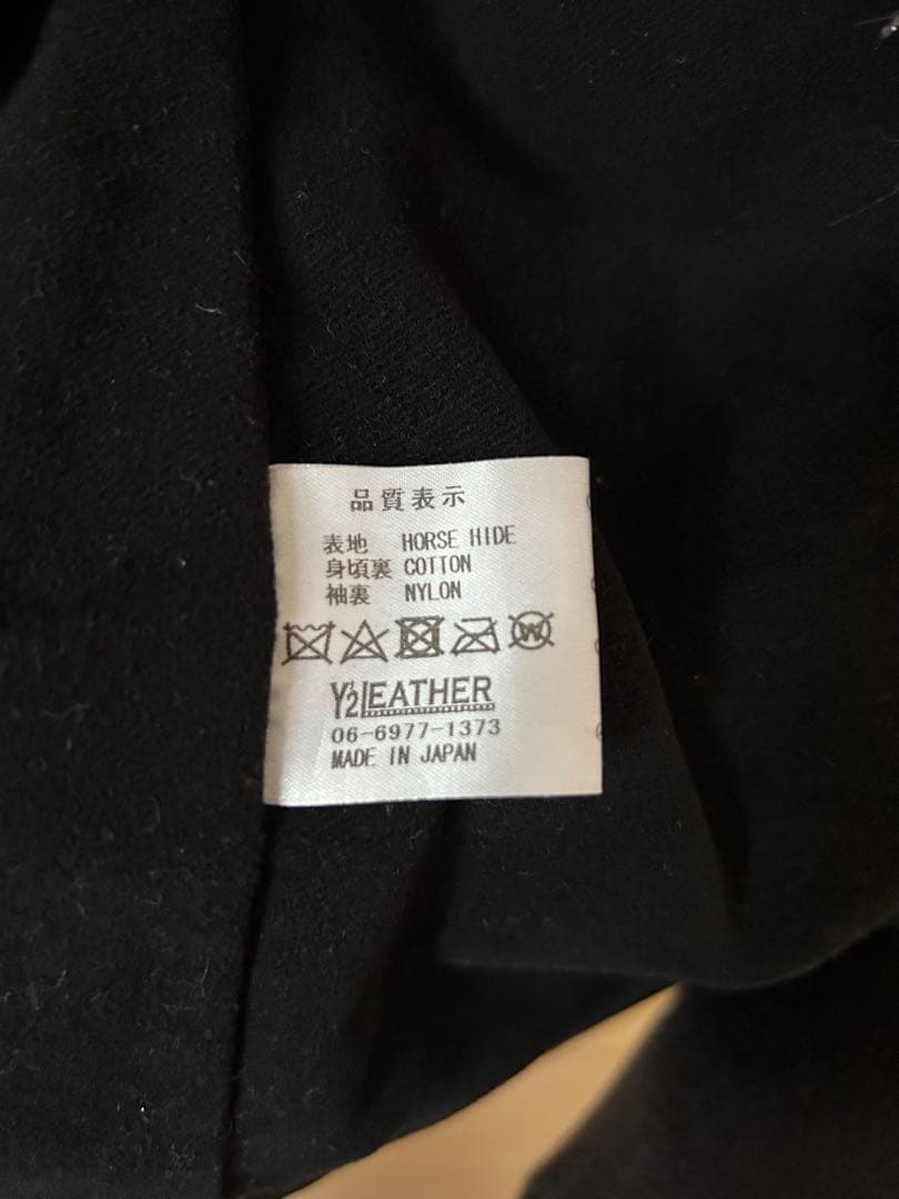 Y2LEATHER シングルライダースジャケット