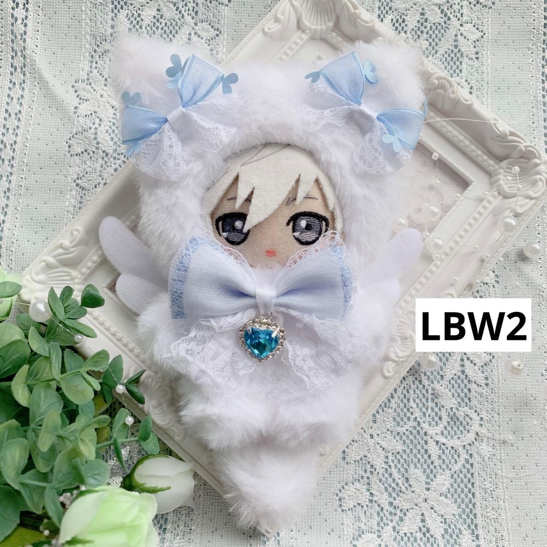 ぬい服 10cm 着ぐるみ 白ねこデザインリスト②