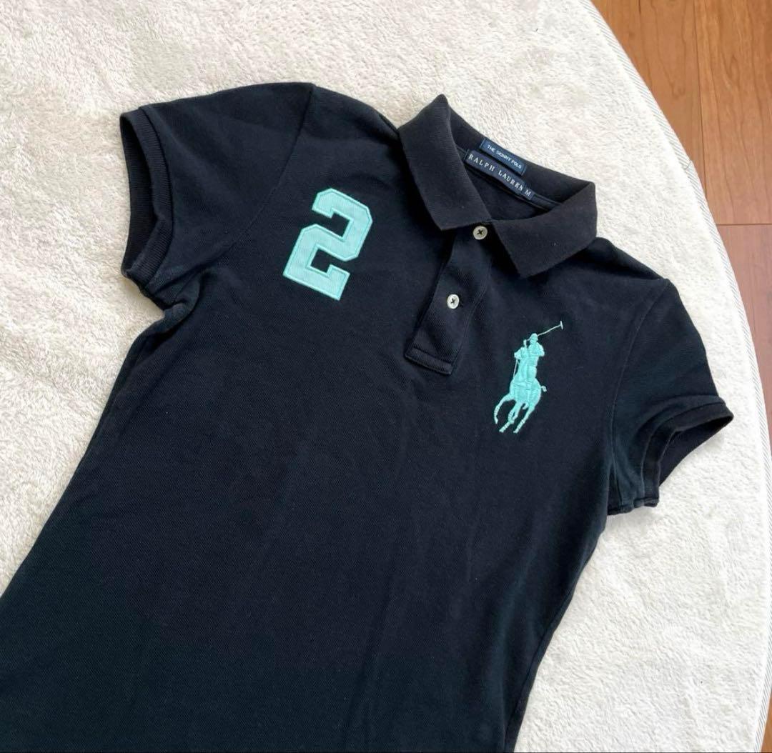 Polo Ralph Lauren POLO ポロシャツ 半袖 黒 ビッグポロ