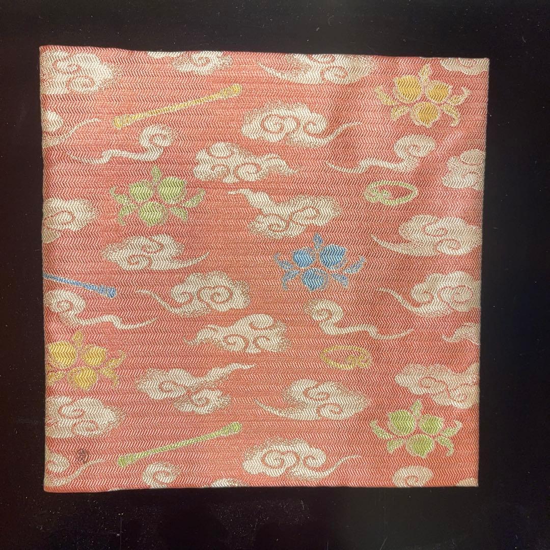 雲模様の高級茶道用古帛紗