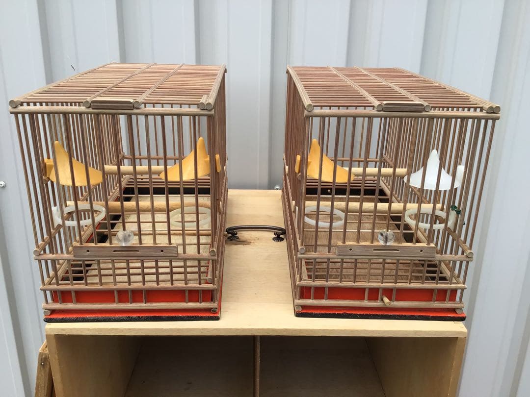メジロ籠 4個 & 寝かせ箱 セット 美品 送料込み