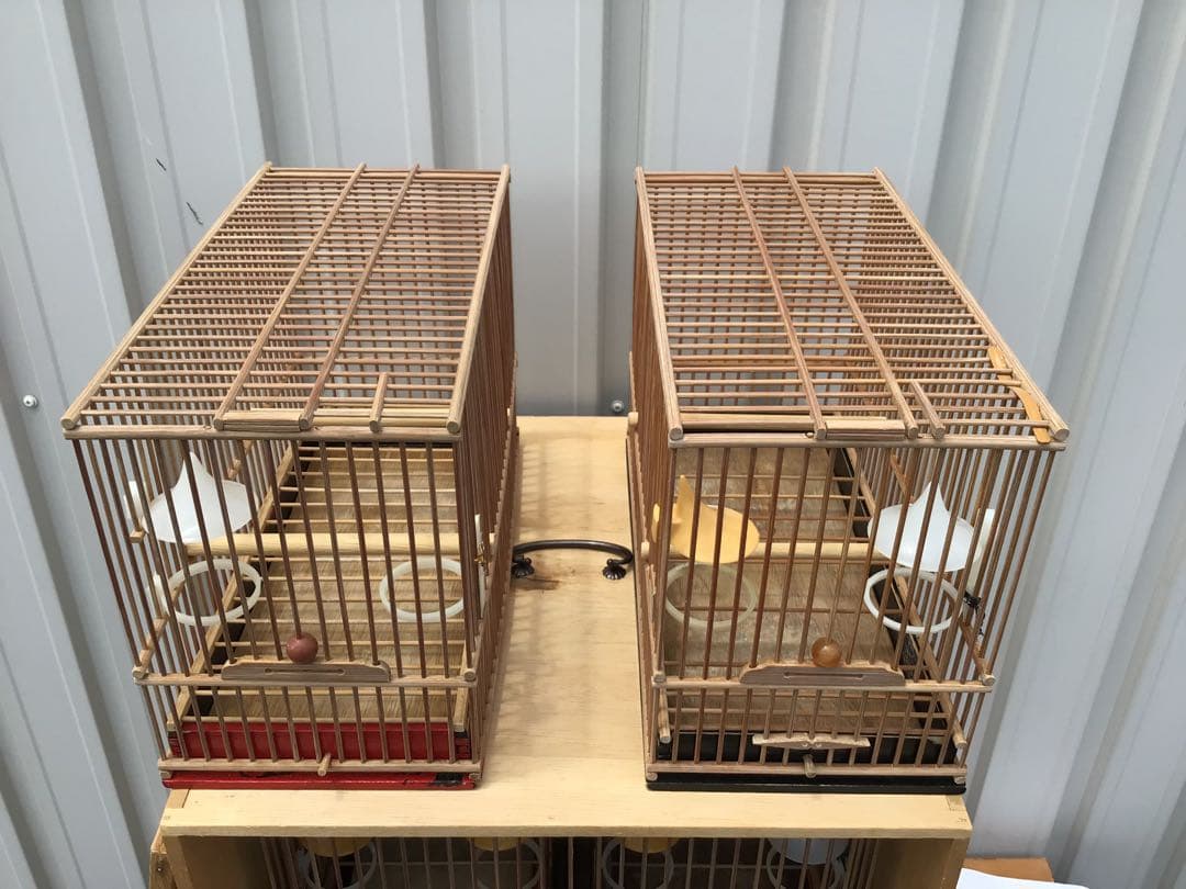 メジロ籠 4個 & 寝かせ箱 セット 美品 送料込み