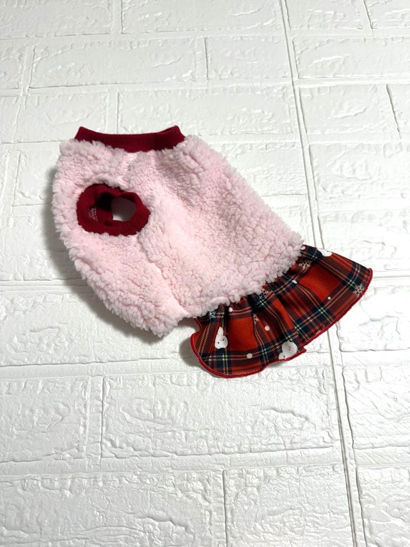 ☆ランラン☆ページ　雪だるま柄フリルワンピース、トナカイ柄タンクトップ