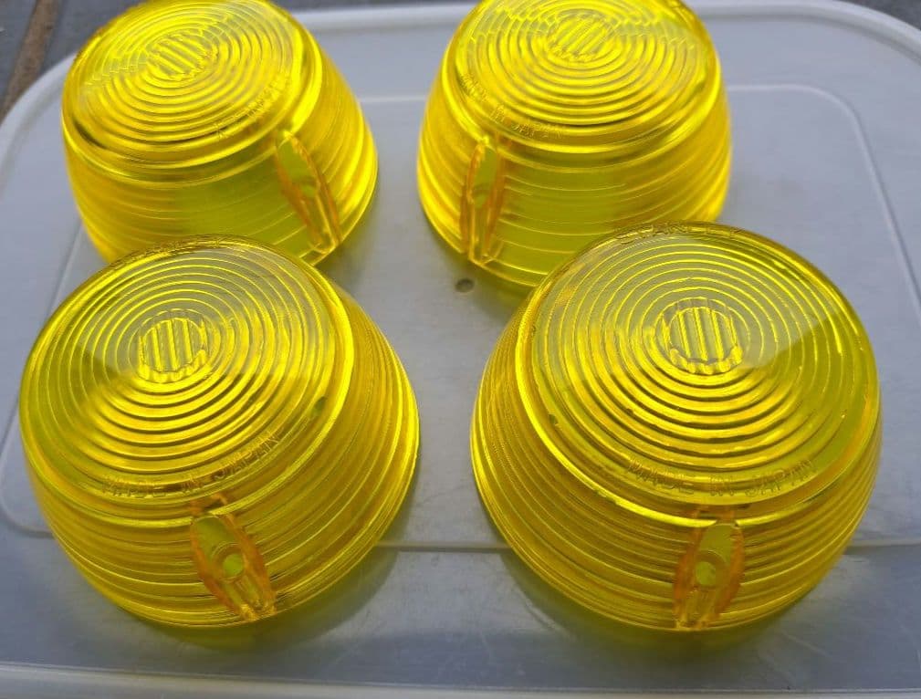 スタンレー製　純正ウインカーレンズ　CB400F　CB750FOUR　ヨンフォア