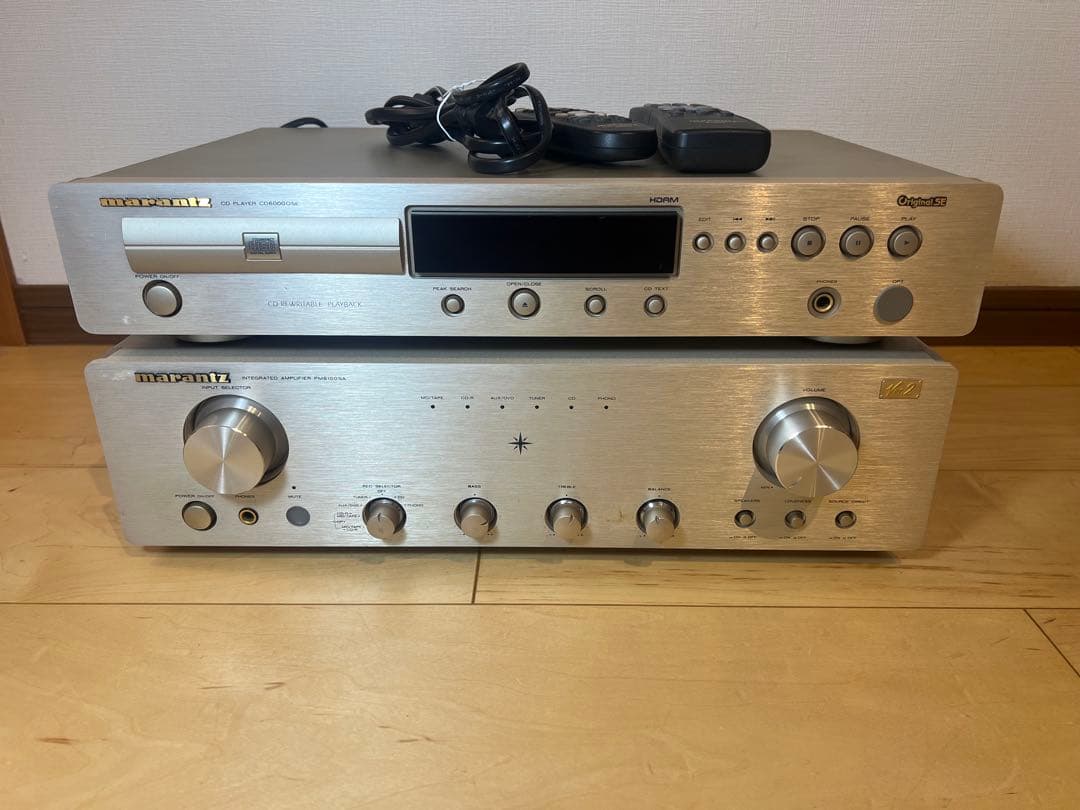 Marantz アンプ PM6100/F1N CDプレーヤー CD6000F