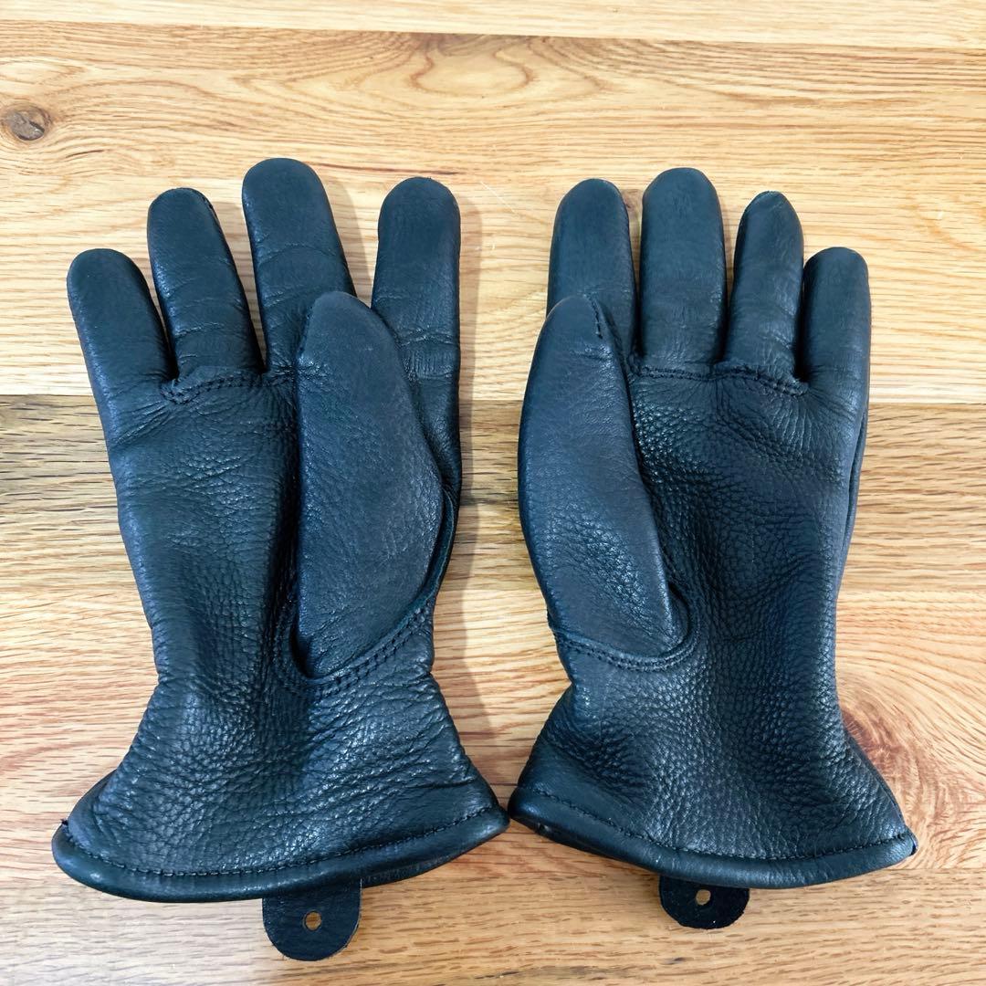 RED WING ブラックレザー手袋 ワークグローブSMALL