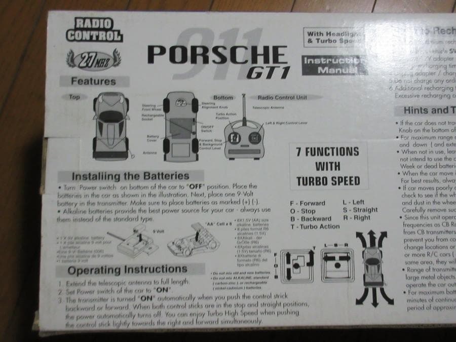 PORSCHE 911 GT1　1/14スケール　ポルシェ