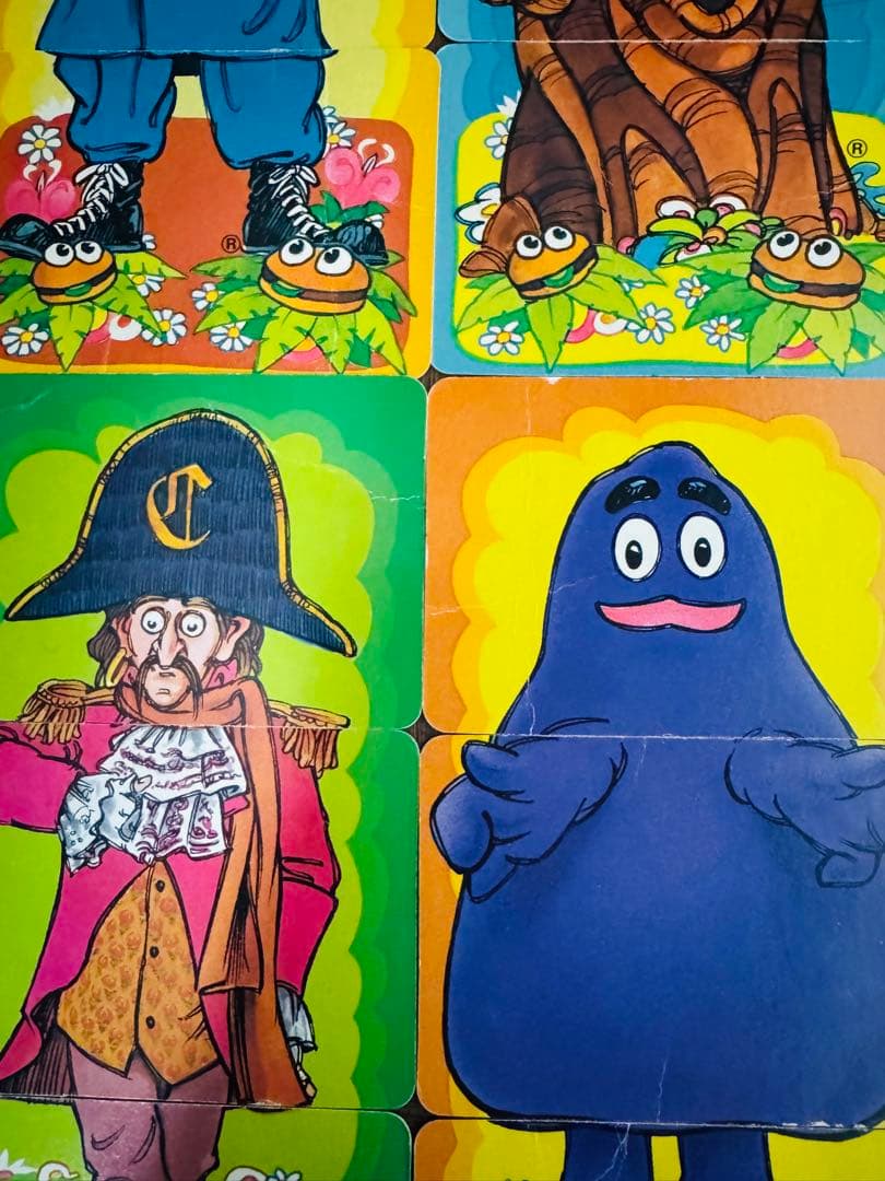 1980 アメリカ　マクドナルド　紙もの　カード ゲーム ディスプレイ　激レア