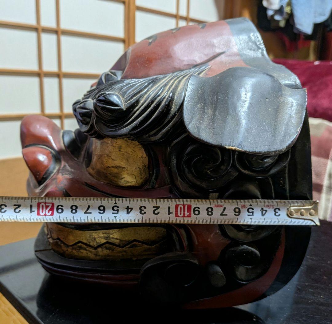 12月16日まで！◇獅子頭◇伝統工芸品　獅子舞