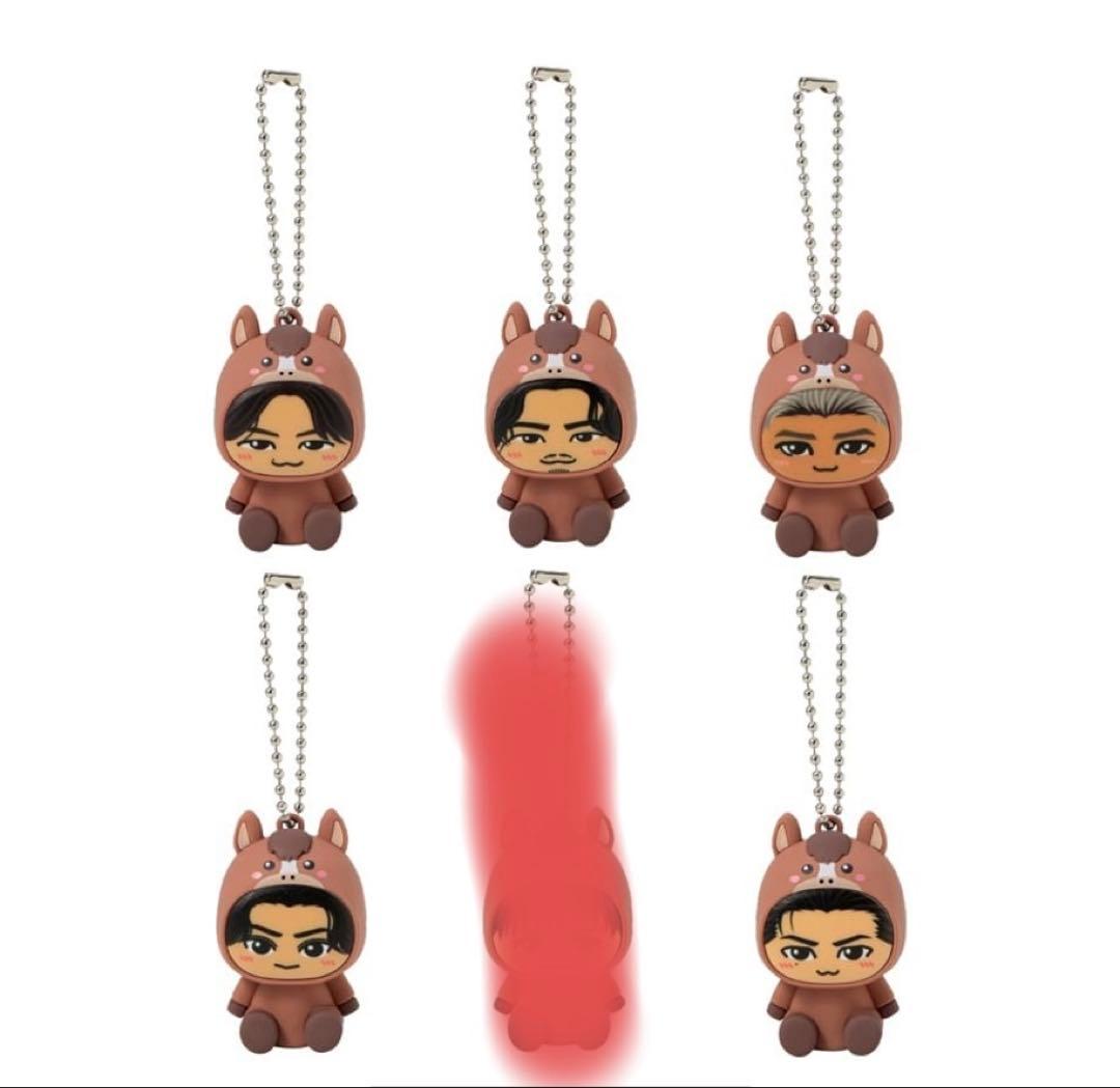 NEW YEAR 2026 着ぐるみキーホルダー/3JSB 完全未使用品 ５点