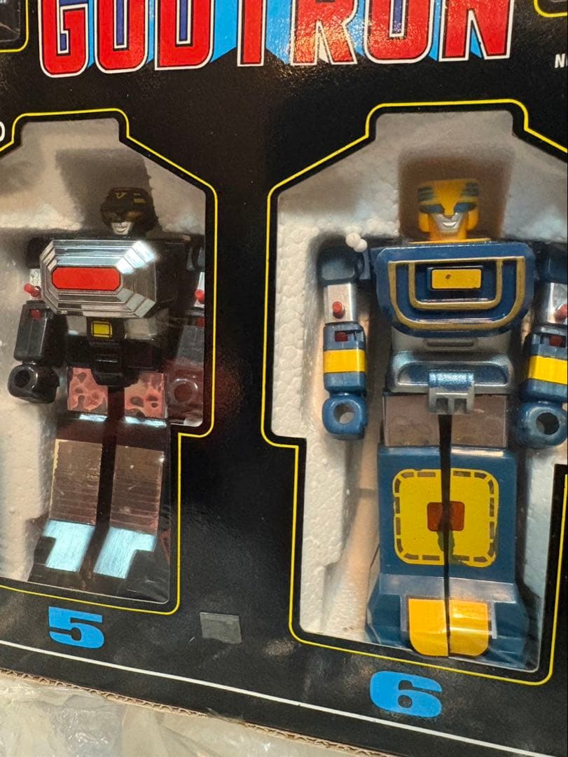 台湾製 六神合体ゴッドマーズ GODTRON 超合金 未使用品 当時物 海外版