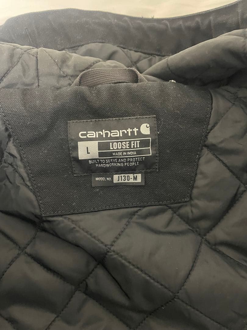 Carhartt ブラック アクティブジャケット L