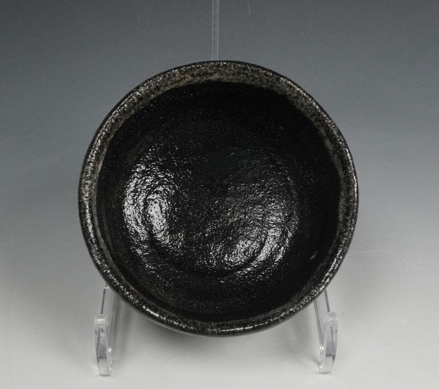 平安祥悦 不二山 黒楽茶碗 光悦七種之内