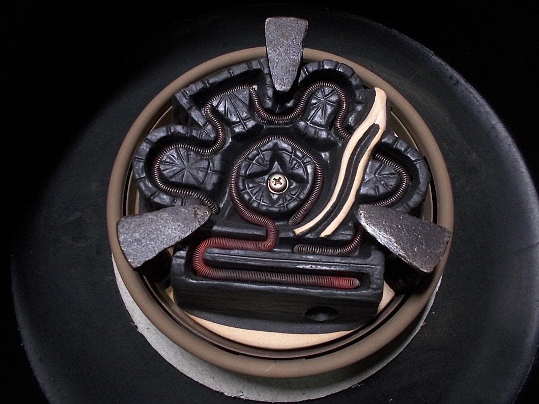 茶道具 茶釜 野々田電熱器 風炉型電熱器 三段切替え式 200/210/410w