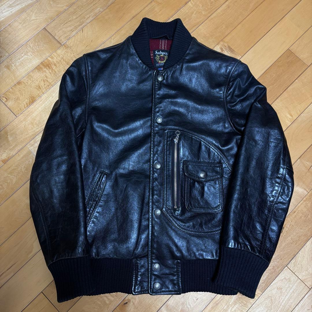 Schott 667US D-POCKET シングルライダース