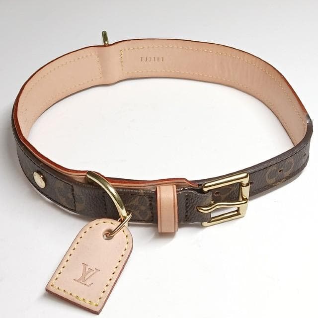 極美 ルイヴィトン 首輪 大型犬 コリエバクスターGM ドッグカラー 廃盤品②