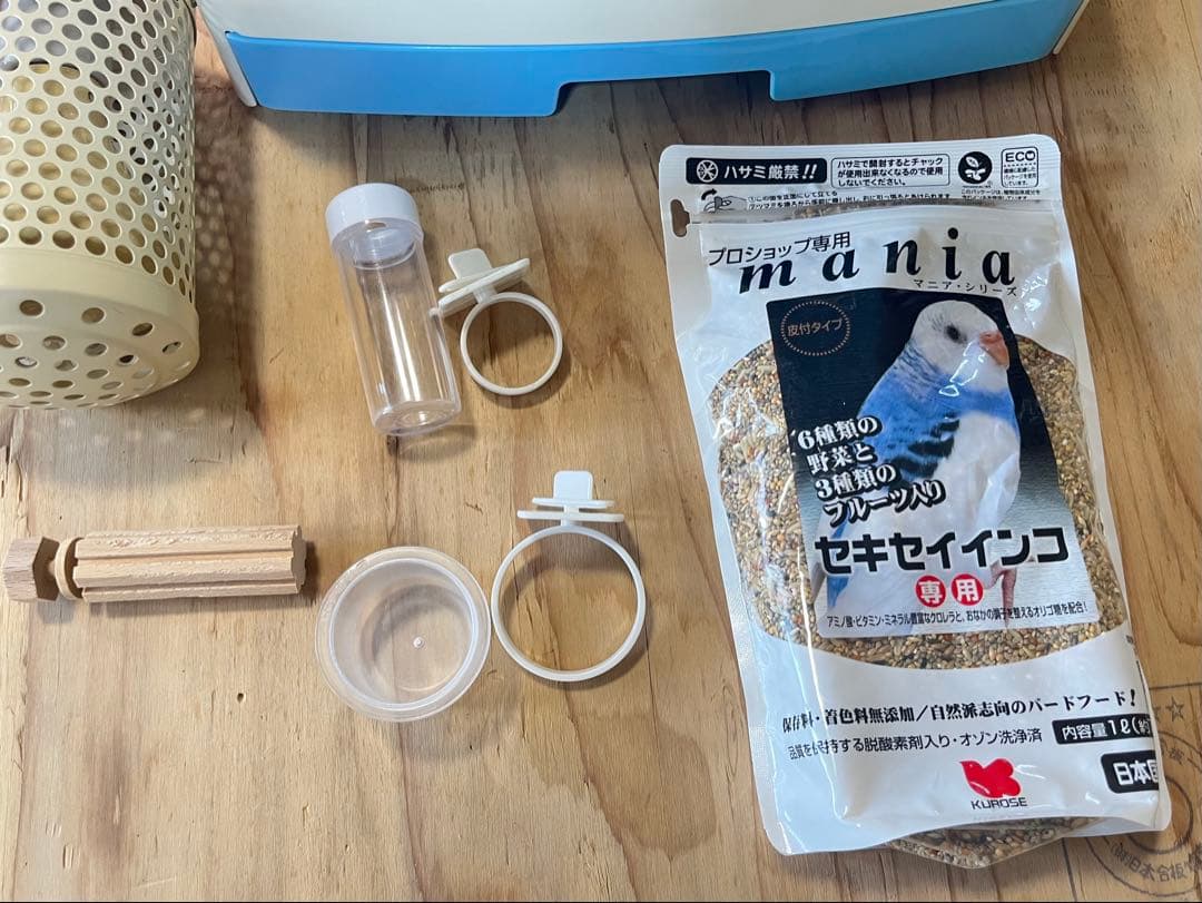 【セット】鳥かご、ヒーター、インコ飼育グッズ