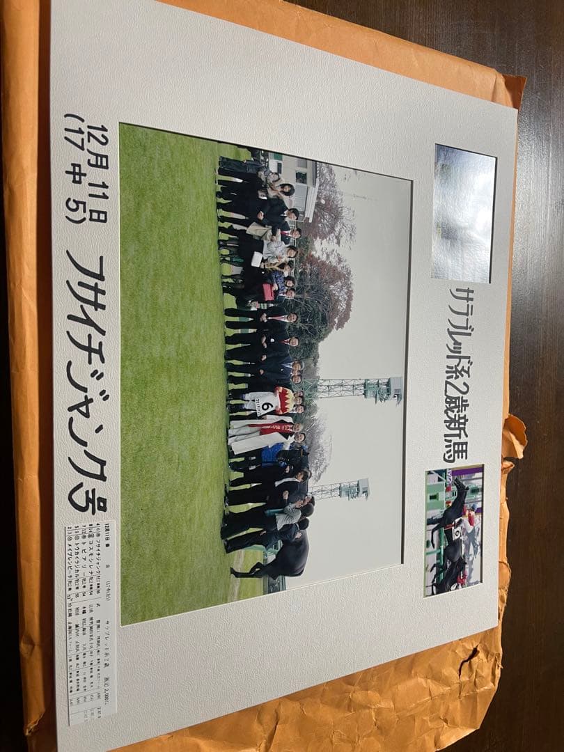 フサイチジャンク　フサイチリシャール　フサイチエアデール　口取写真　競馬