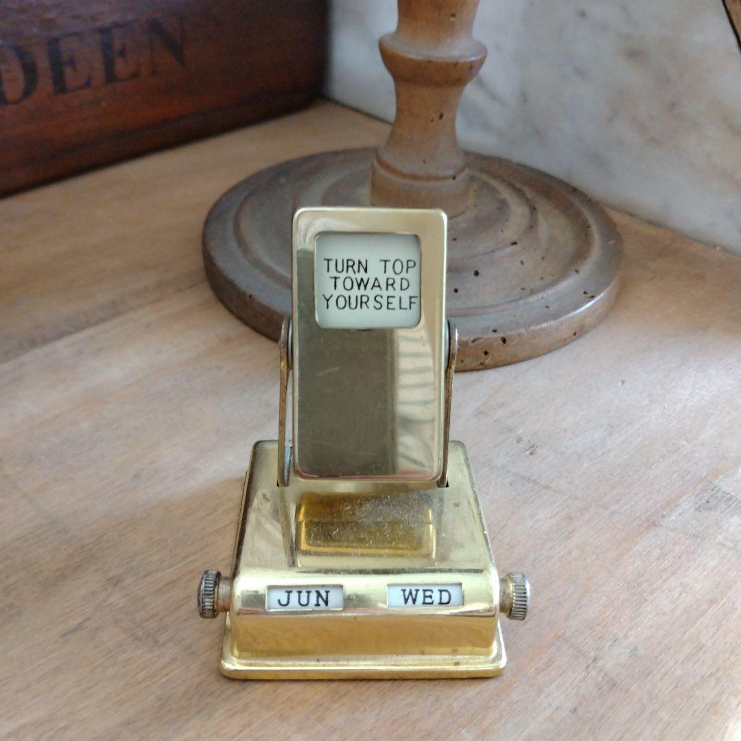 アンティーク卓上カレンダー/日めくり永年カレンダー