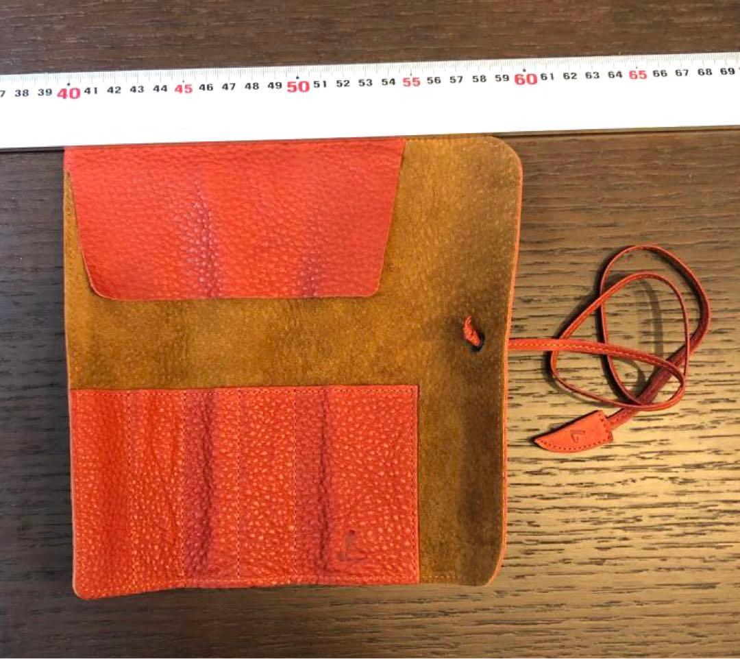 ★新品★土屋鞄　オイルヌメロールペンケース　限定色　レンガ