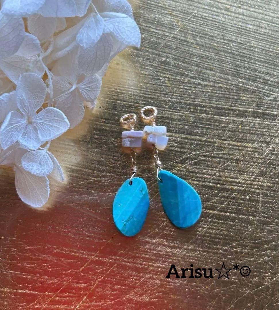 ラピスラズリカービング＆タンザナイトのブレスレット他　14kgf