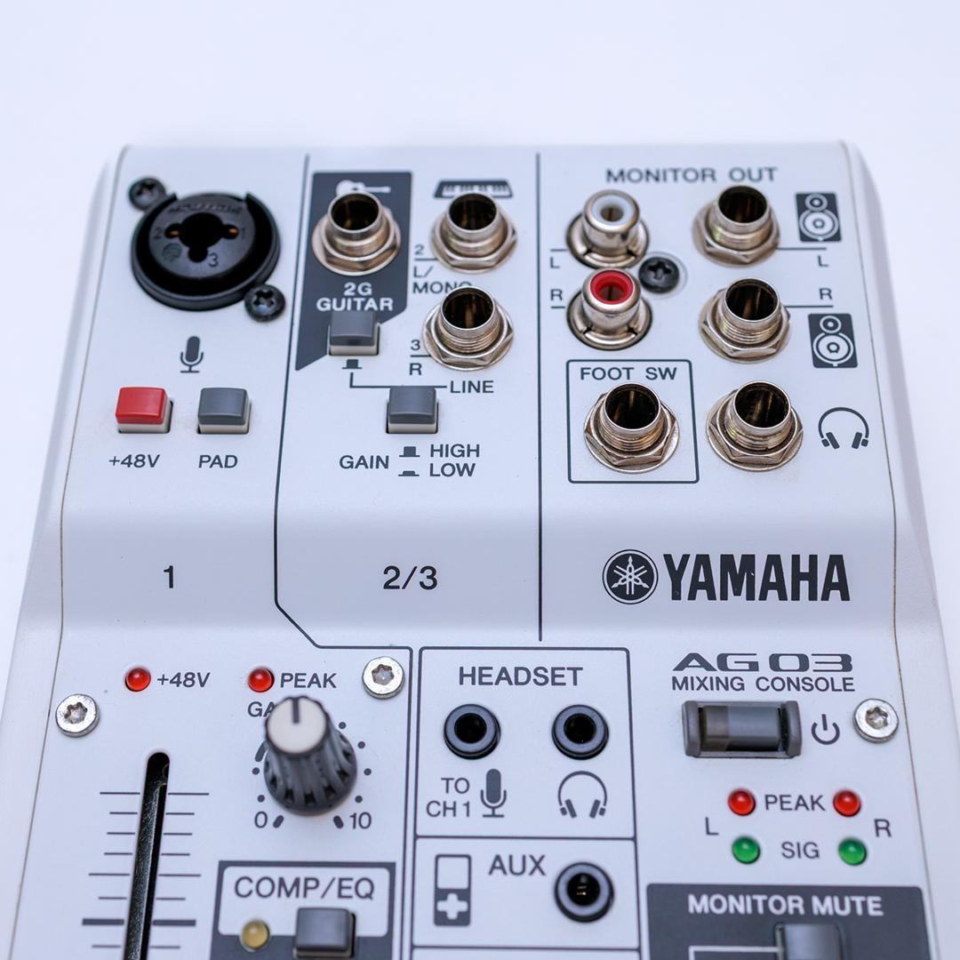 YAMAHA　ヤマハ　ウェブキャスティングミキサー　AG03（403）