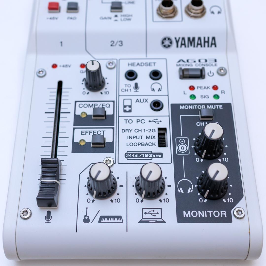 YAMAHA　ヤマハ　ウェブキャスティングミキサー　AG03（403）