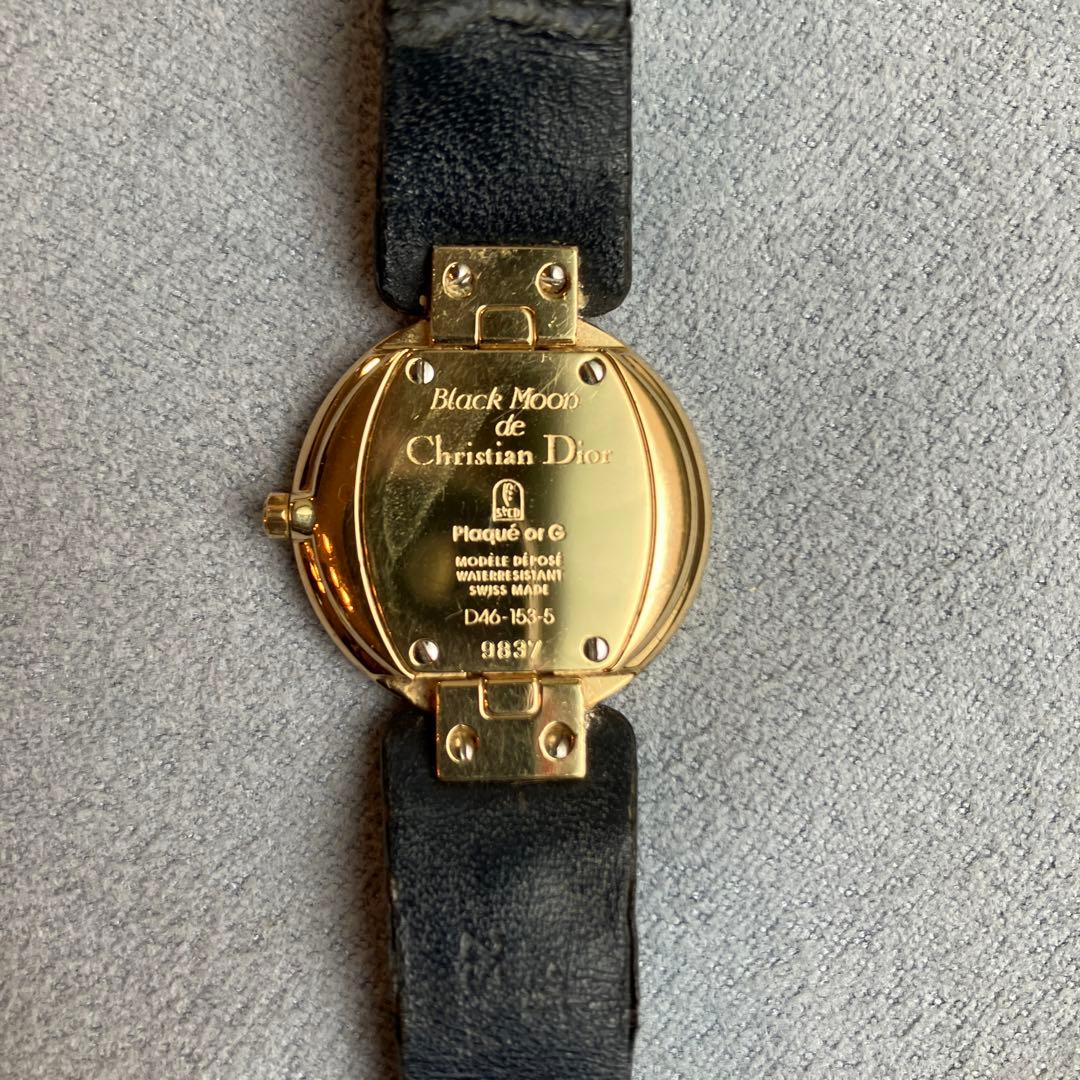 クリスチャンディオール　バギラ腕時計　レディース　希少　シェルフェイス　ブルー