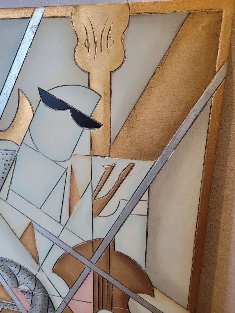 キュビズム 音楽家のアート作品