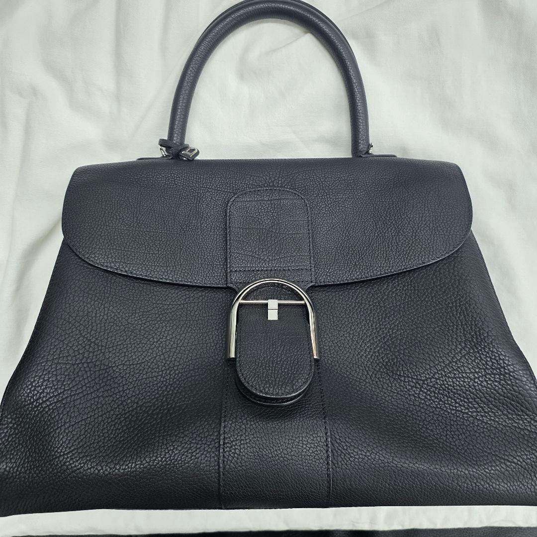 【定価110万円】DELVAUX ブリヨン MM ロデオ　カーフ　ブラック　現行