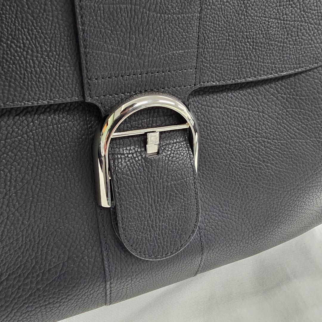 【定価110万円】DELVAUX ブリヨン MM ロデオ　カーフ　ブラック　現行