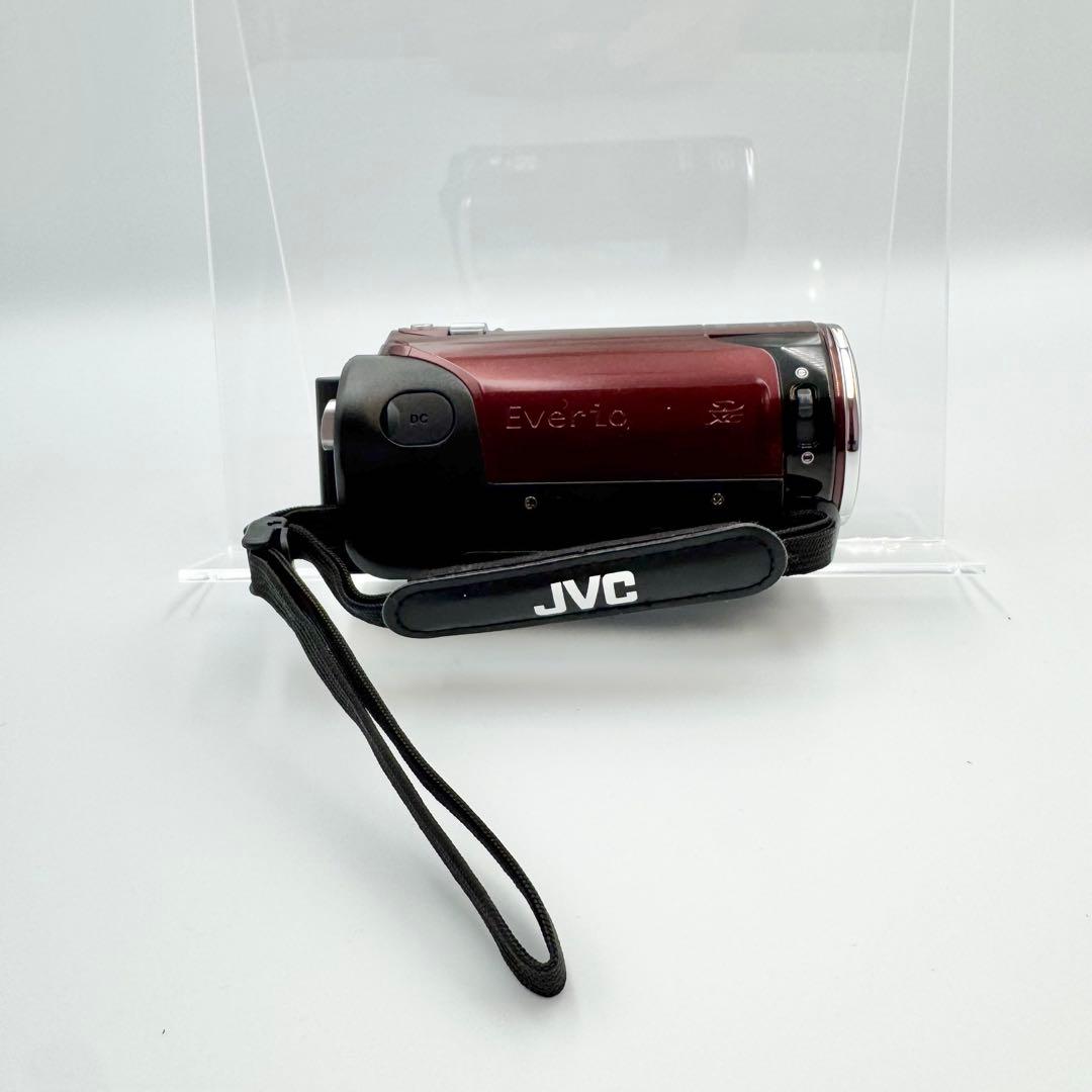 【美品】JVC GZ-E66-R ビデオカメラ フルHD 光学40倍ズーム