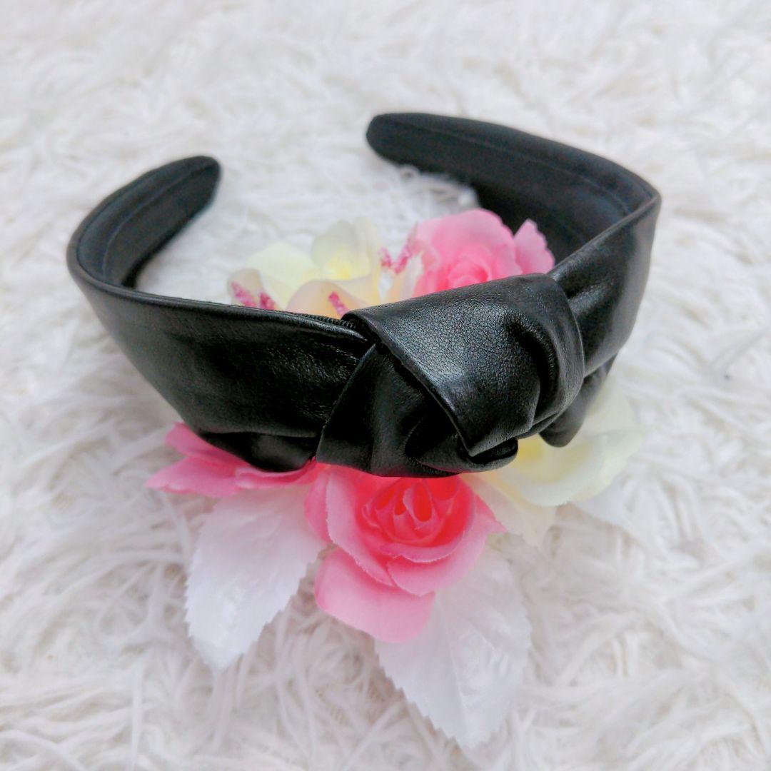 【極美品】Jennifer Ouellette　レザーカチューシャ　本革