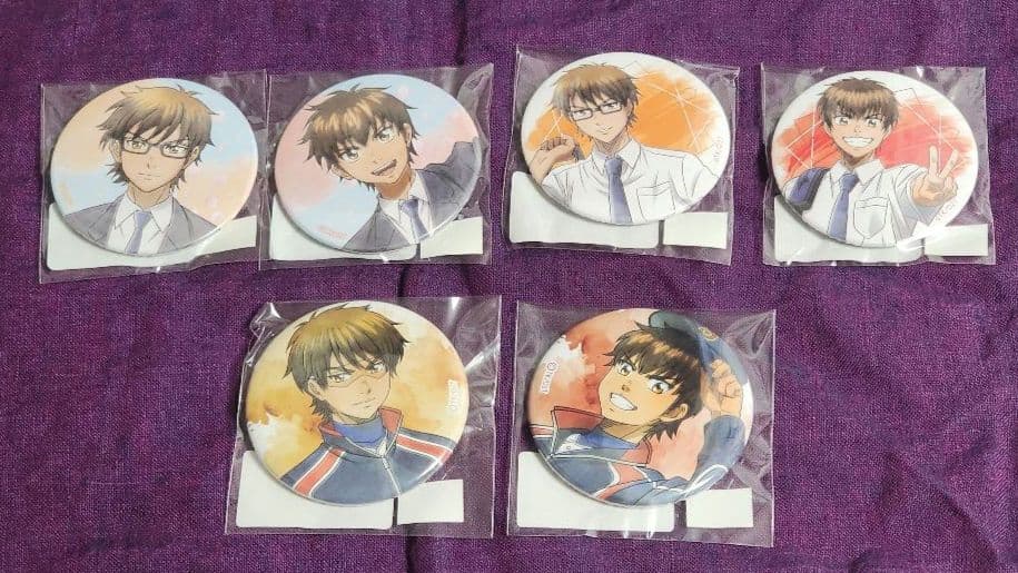 WEBくじ ダイヤのA 御幸 沢村 缶バッチセット