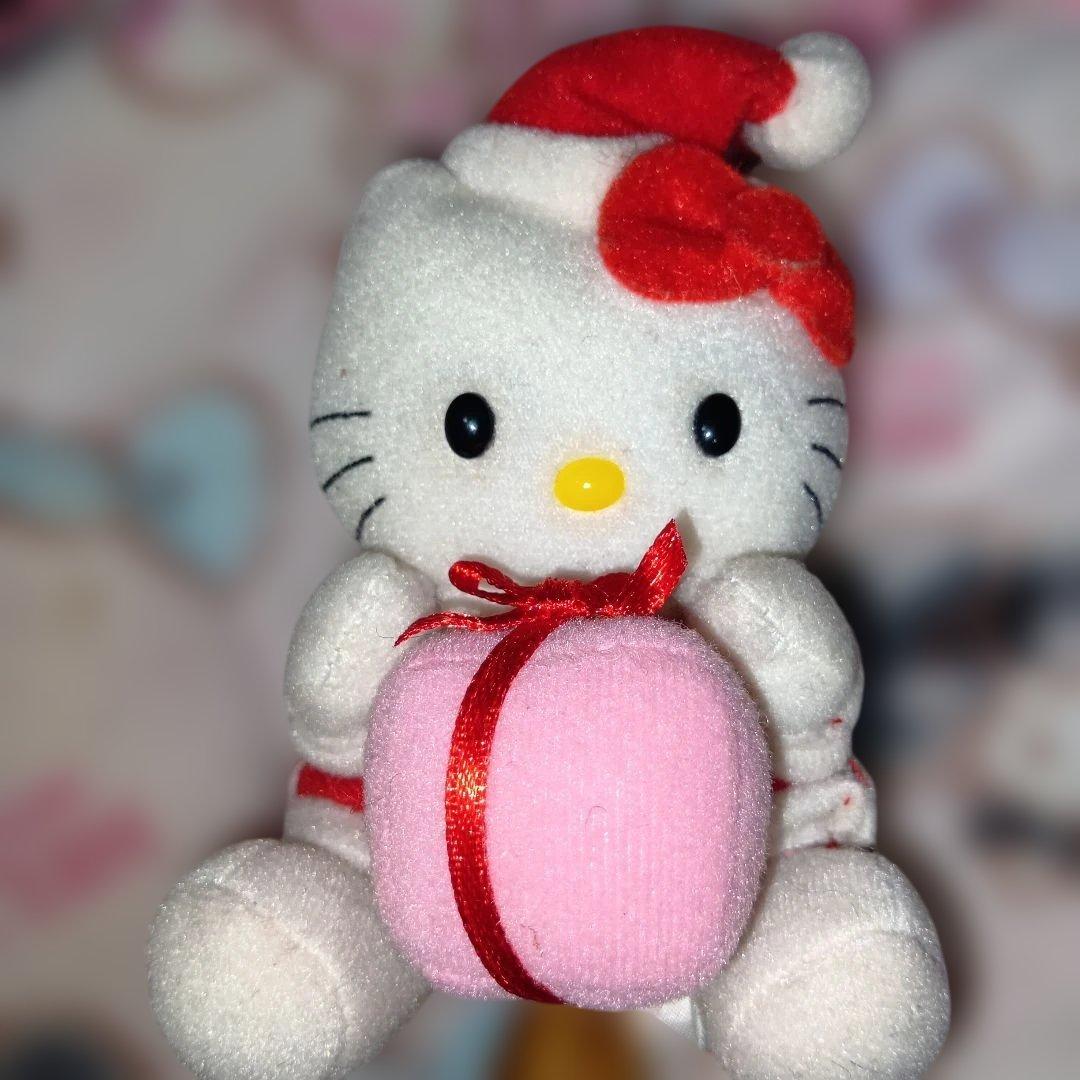 ハローキティ海外デザインサンタチャイムぬいぐるみ2001年激レア