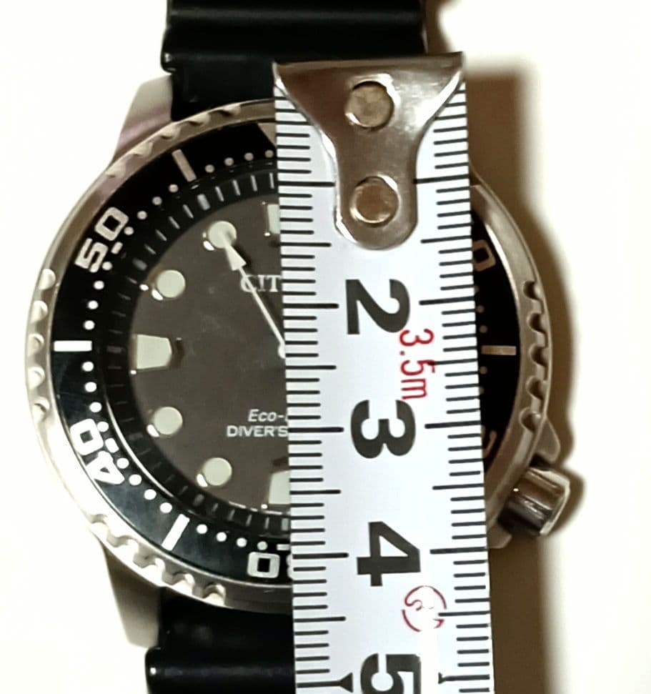 シチズン エコドライブ ダイバーズ E168-S100623 黒 状態良好