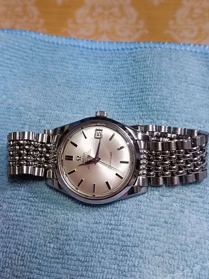 希少オメガシーマスタークロノメーターcal.564 自動巻 純正ベルト美品