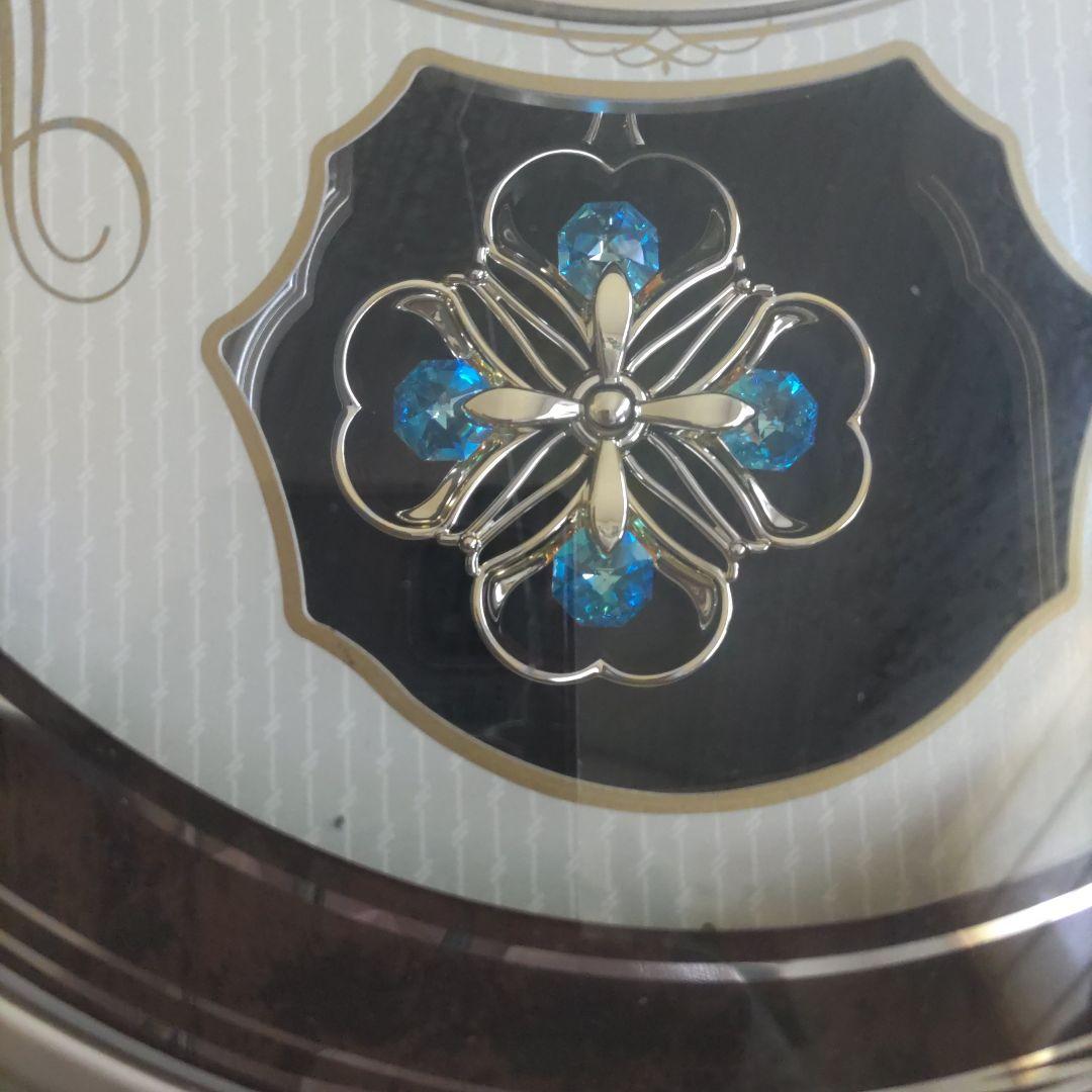 高音質16和音メロディー　スワロフスキー社製クリスタライズつき　掛時計