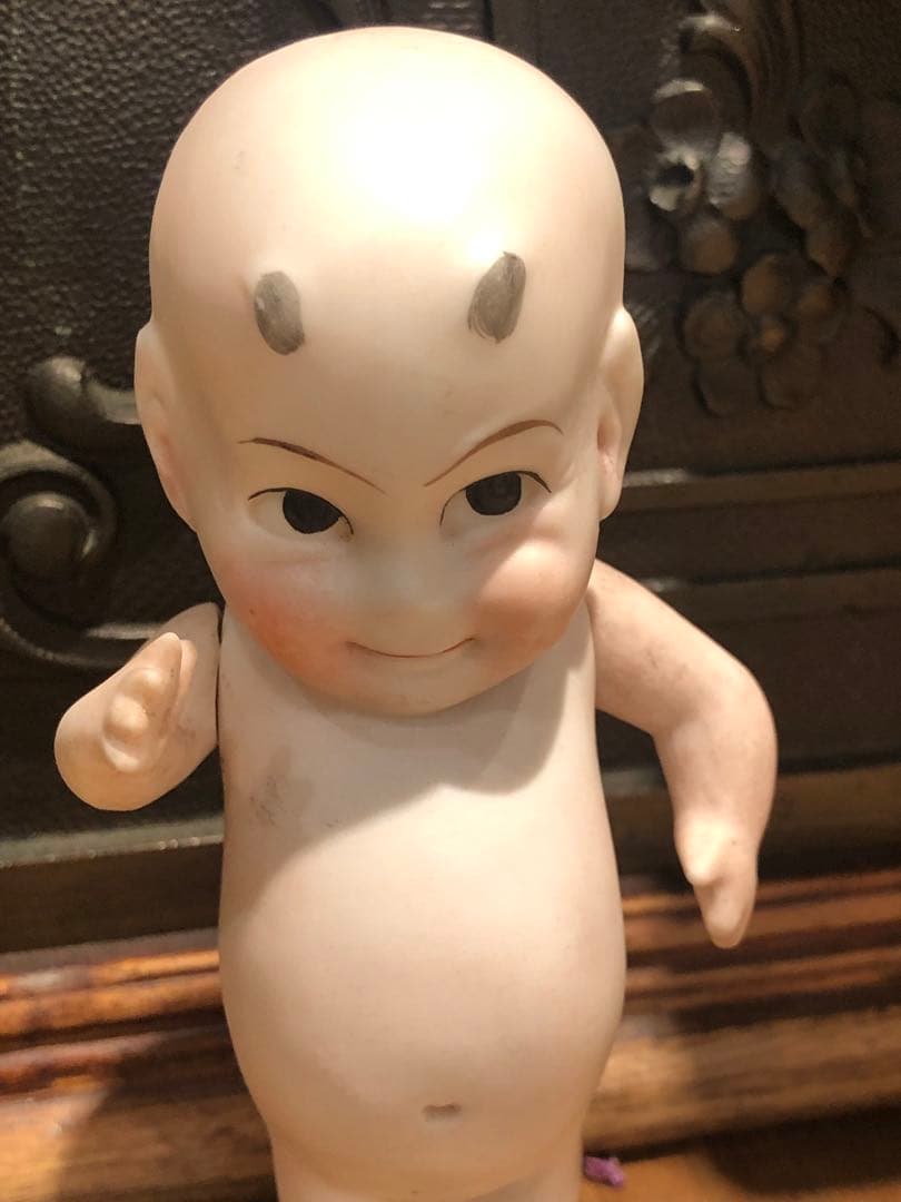 ビンテージ　デビル 悪魔　キューピー　アンティーク　ビスクドール　ローズオニール